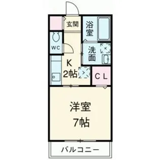 ガノスA・B・C【1階】の間取り