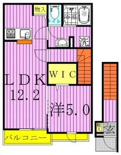 シーズン・リッチヒルズIII【2階】の間取り