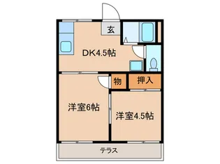フォーブル猿投【1階】の間取り
