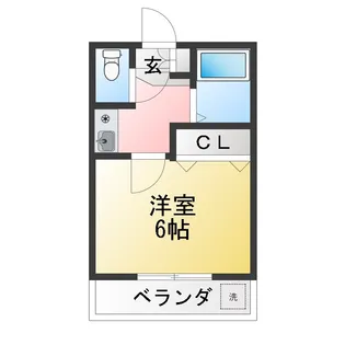 第5ロワイヤル【2階】の間取り