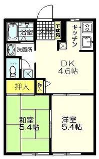 クレストコート1【1階】の間取り