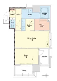 RJRプレシア博多【11階】の間取り