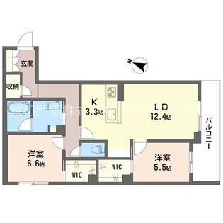セントリビエ南平【2階】の間取り