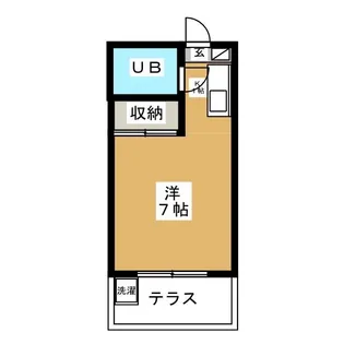メゾン弦巻【1階】の間取り