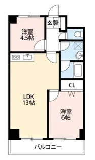 スライヴ21【6階】の間取り