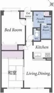 キングホームズ1番館【2階】の間取り