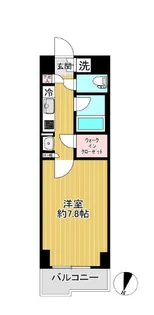 ルーブル亀戸天神前【7階】の間取り