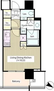 THE ROPPONGI TOKYO【12階】の間取り