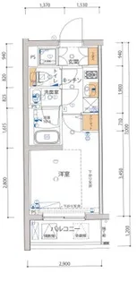 ライジングプレイス綾瀬【2階】の間取り
