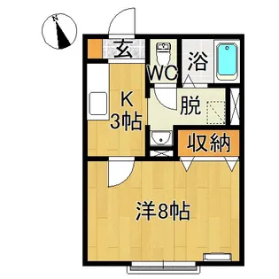シャーメゾンセントレージ【2階】の間取り
