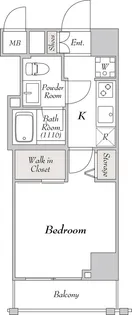 ミリアレジデンス駒込【10階】の間取り