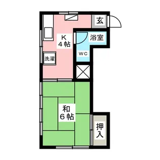 サニーコーポ藤生【2階】の間取り