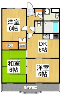 エスポワール【3階】の間取り