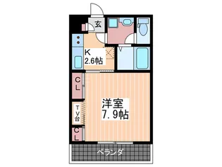 リブリ・E.G.O【1階】の間取り