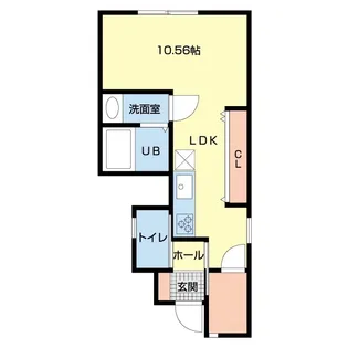 グラウスあぶみ【1階】の間取り