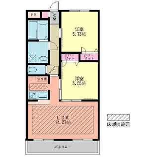 CCR-2014【3階】の間取り