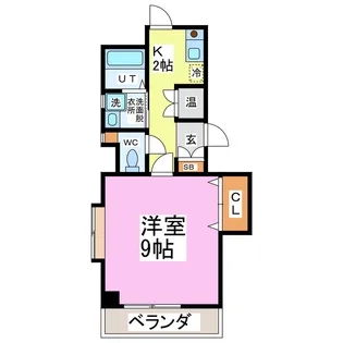 メゾンぱるむ【1階】の間取り