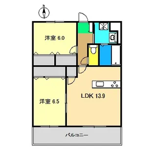 メゾン チノ丸【1階】の間取り