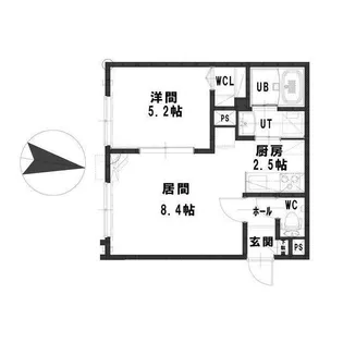 苅谷 北31【1階】の間取り