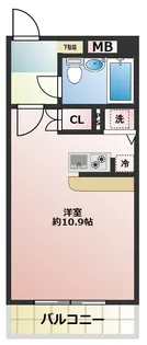 ユーコート行徳【2階】の間取り