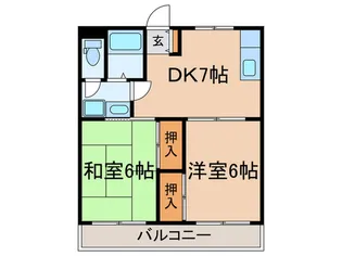 プレジデントマンション【3階】の間取り