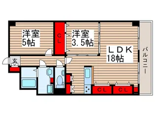 ラ・アミスタ武蔵浦和【1階】の間取り