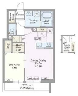 My Style vintage 大和南林間【2階】の間取り