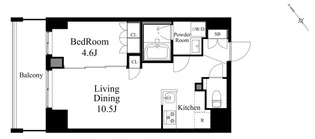 ラティエラ上野入谷【2階】の間取り