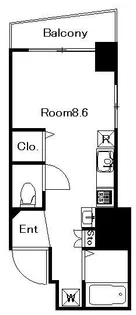 デ・クメール八幡【3階】の間取り