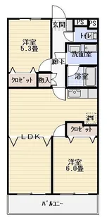 マンダリーヌ【3階】の間取り