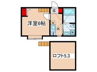 アザーレ・プラネ鶴川【1階】の間取り