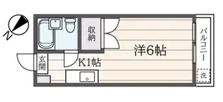 コーポラス杉本【3階】の間取り