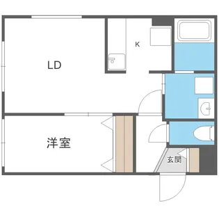 Mut福住【3階】の間取り