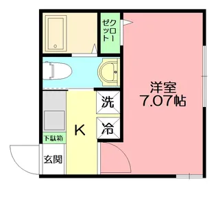 カーサ・リッコ【1階】の間取り