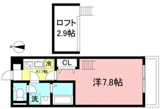 竹楓苑【2階】の間取り