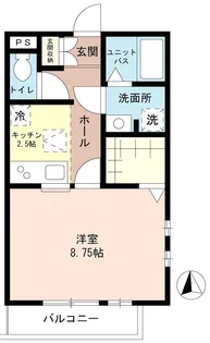 サクシード戸田【2階】の間取り