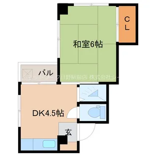 アメザワビル【3階】の間取り