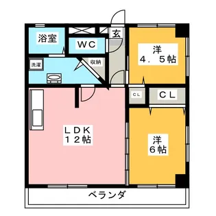Nマンション【3階】の間取り