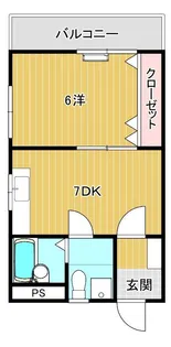 ポートハイツ岬之町【5階】の間取り