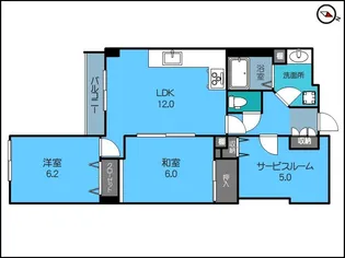 ロイヤルマンション【4階】の間取り