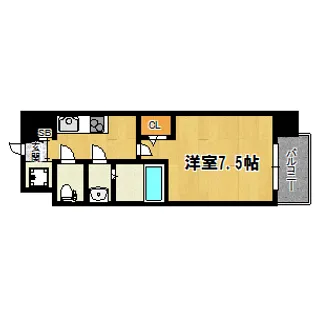 リッツ加島【9階】の間取り