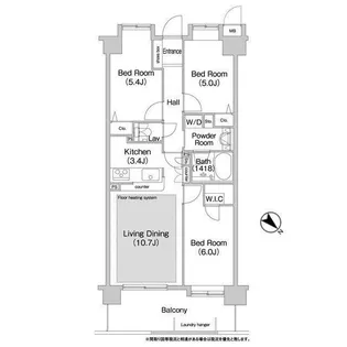 コンフォリア板橋仲宿【6階】の間取り