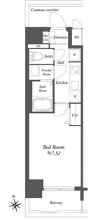 プレサンスブルーム浅草【3階】の間取り