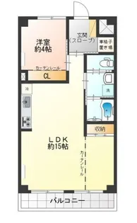 ライオンズマンション多摩川【6階】の間取り