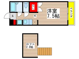 キャッスル本郷【2階】の間取り