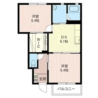 パインバレイH【1階】の間取り