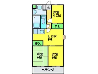 エミネンス深井【2階】の間取り