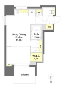 プライムメゾン文京本郷【2階】の間取り