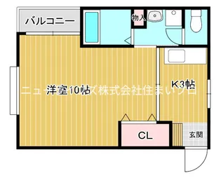 メゾンバニナンバースリー(メゾンバニNO.3)【1階】の間取り