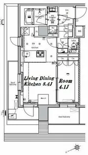 メイクスデザイン大森II【8階】の間取り